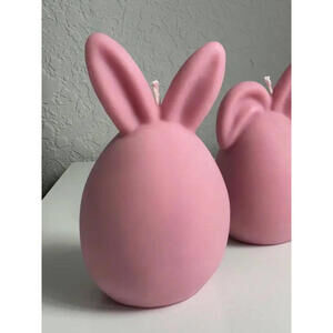 EASTER HANDMADE BUNNY EGG  SOY CANDLE EASTER SPRING DECOR